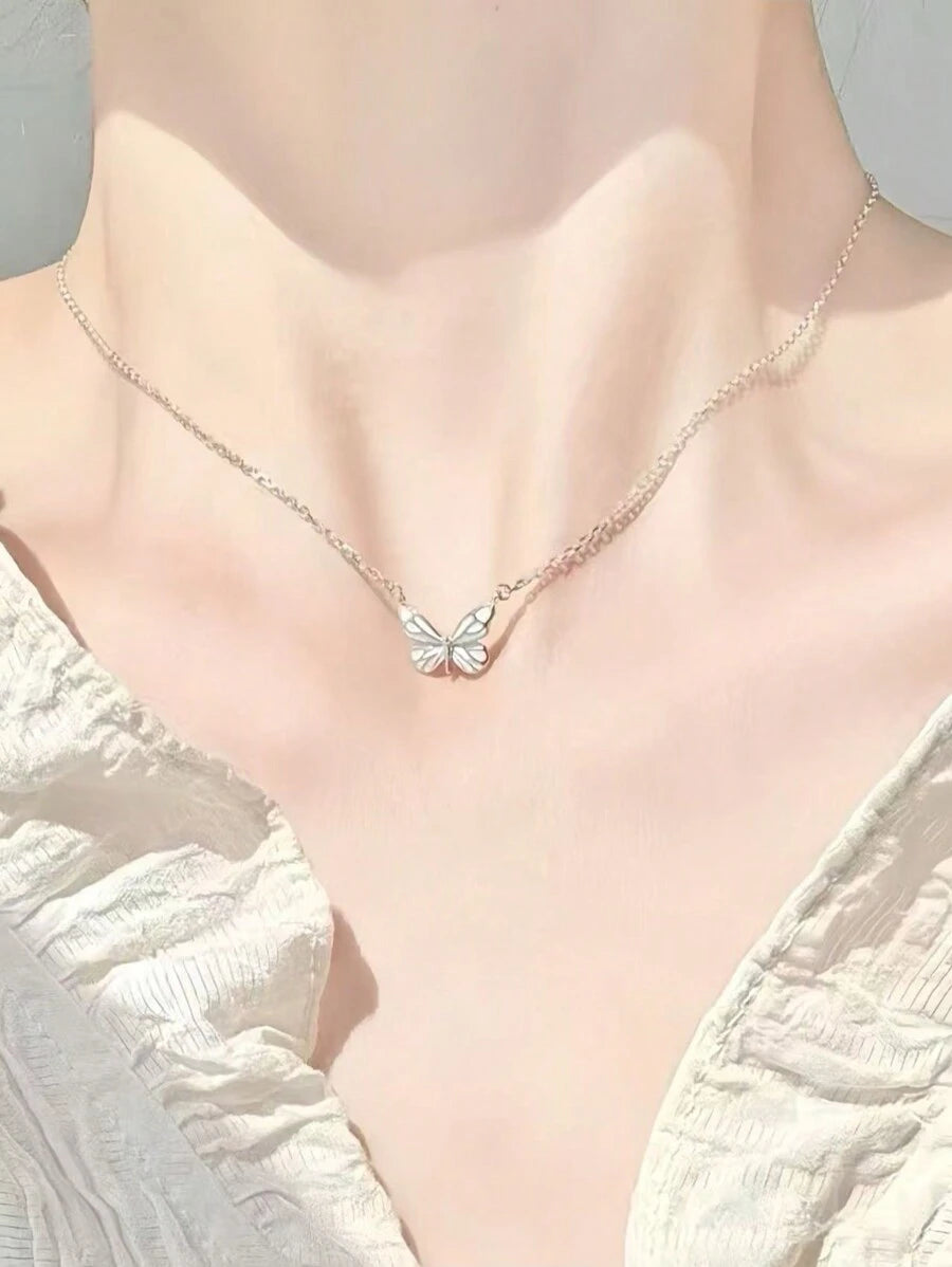 Luminous Butterfly Necklace