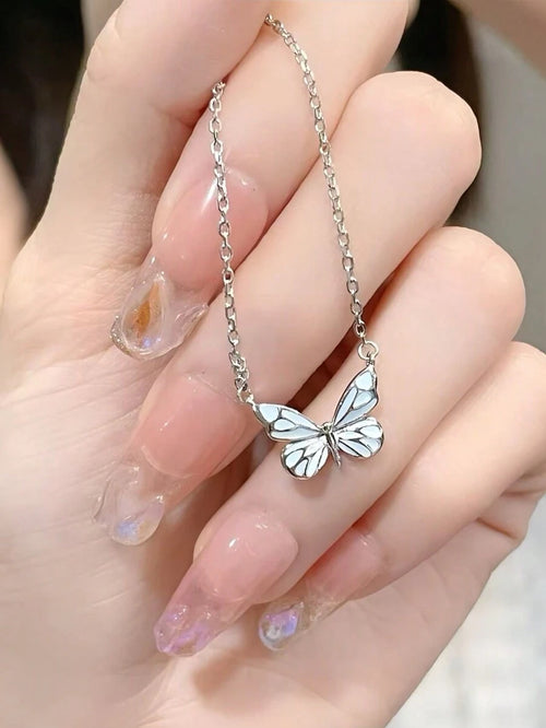 Luminous Butterfly Necklace